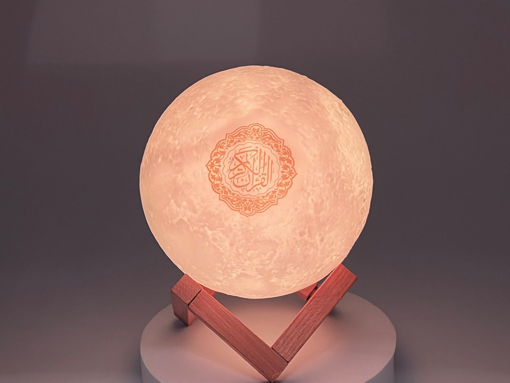 Yellow light Spherical Quranic Bluetooth Nightlight