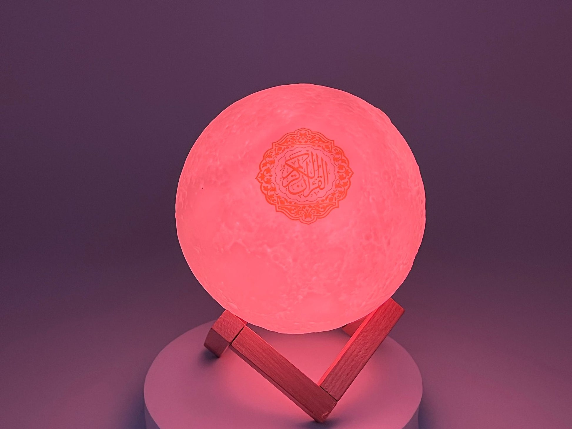 Red light pherical Quranic Bluetooth Nightlight